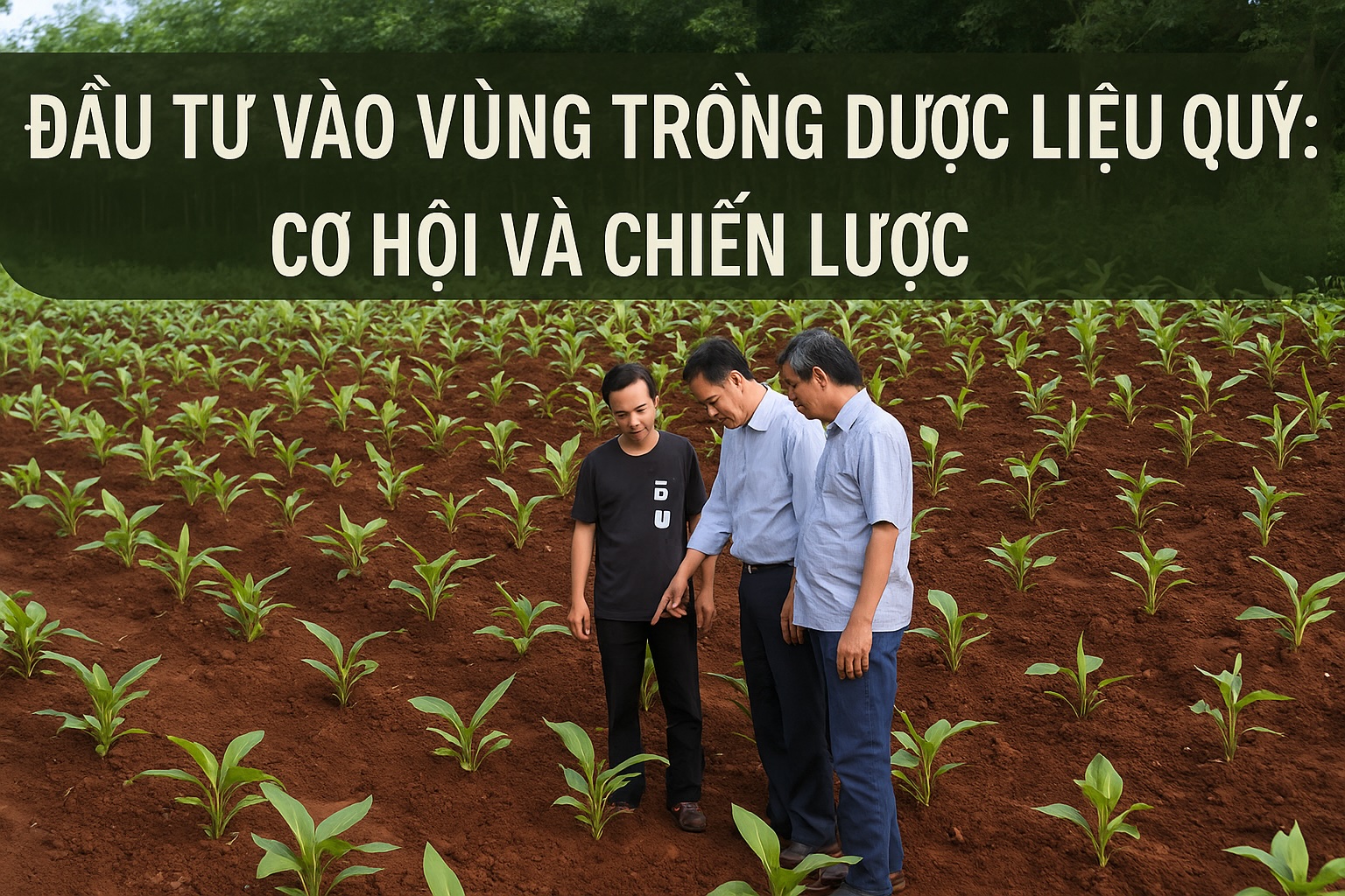 Đầu tư vào vùng trồng dược liệu quý: Cơ hội và chiến lược cho doanh nghiệp, nhà đầu tư