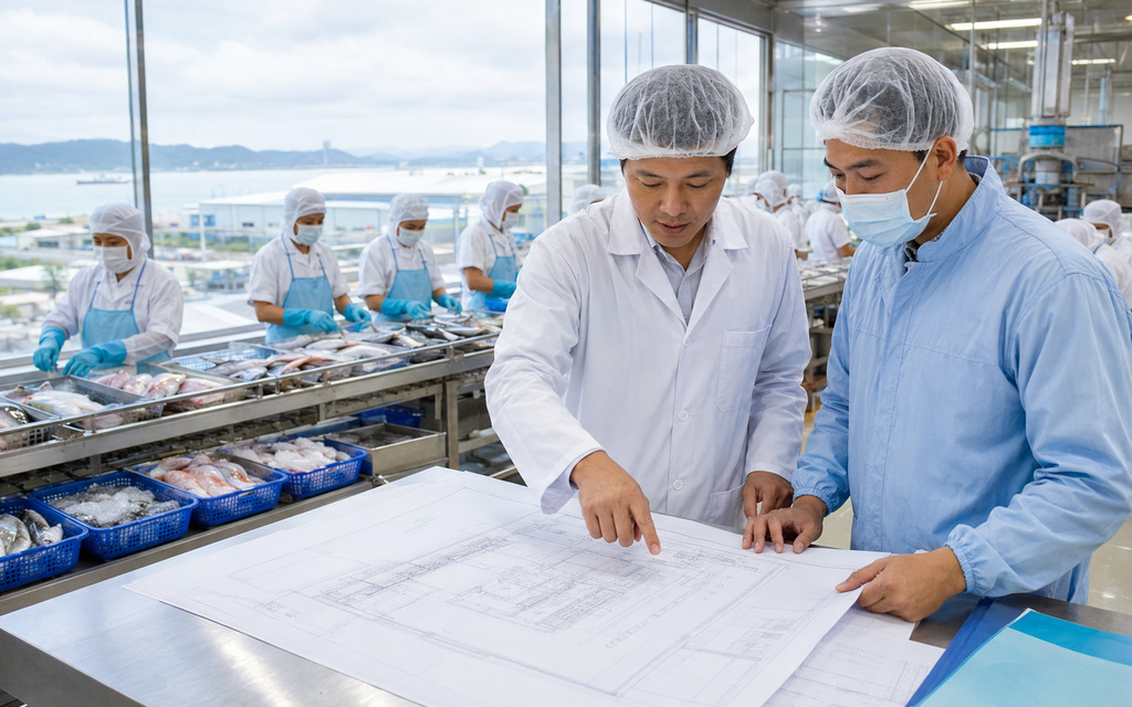 Kinh nghiệm lập dự án đầu tư nhà máy chế biến thủy sản quy mô công nghiệp