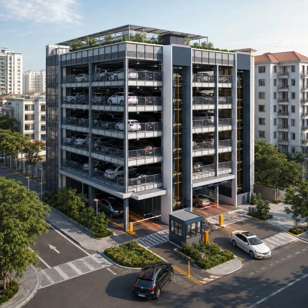 Mẫu dự án đầu tư bãi đỗ xe thông minh