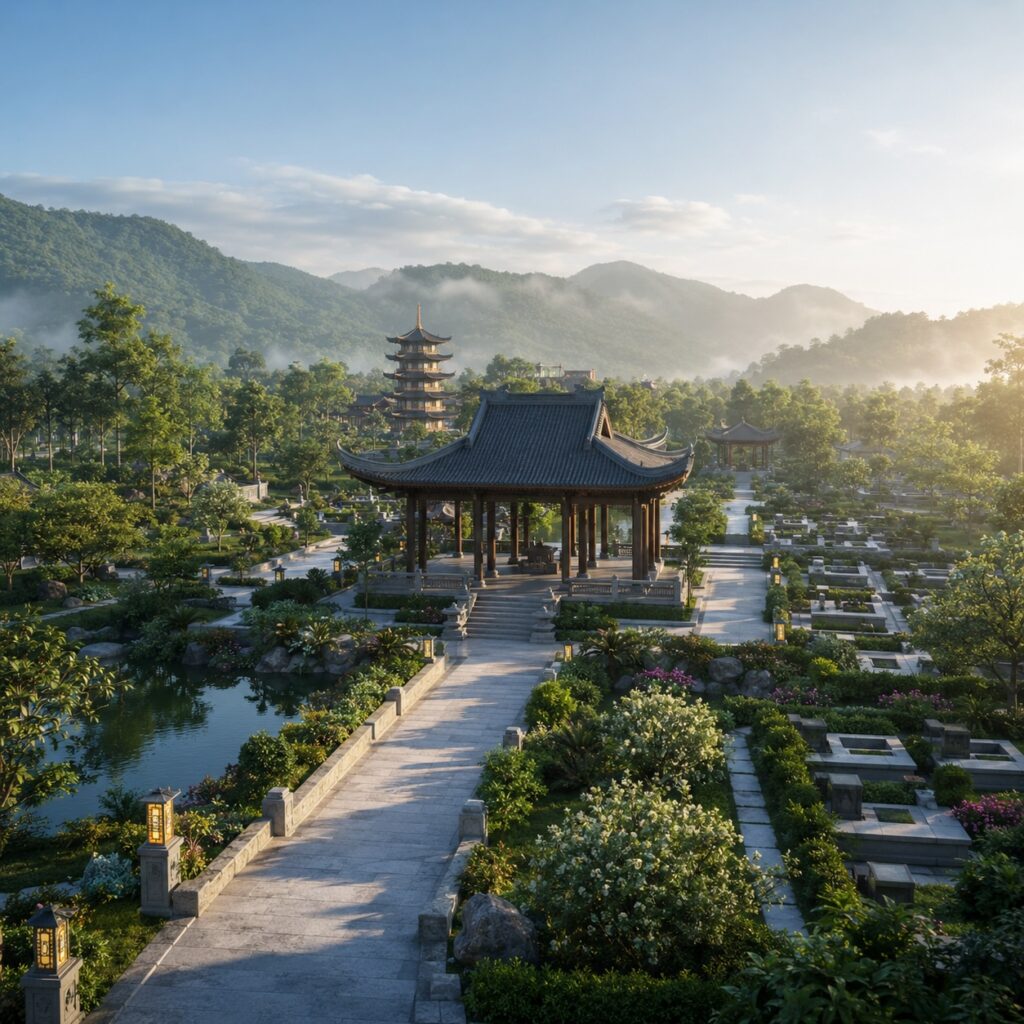 Mẫu dự án đầu tư nghĩa trang tâm linh Phật giáo