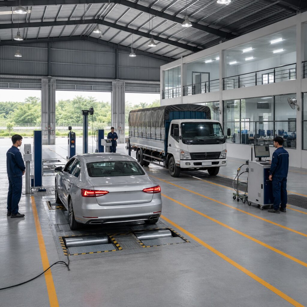 Mẫu dự án đầu tư trung tâm đăng kiểm xe cơ giới