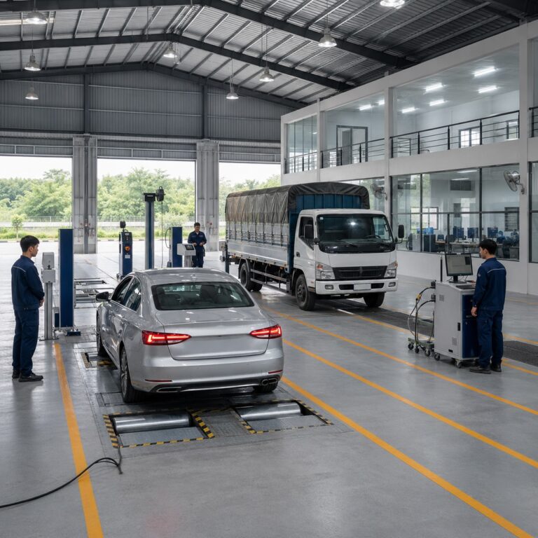 Mẫu dự án đầu tư trung tâm đăng kiểm xe cơ giới